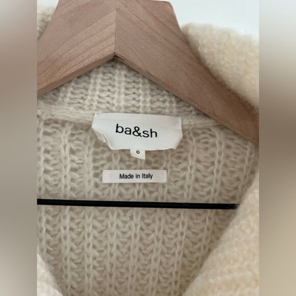 BA&SH Beltan Chunk Knit Half-Zip Jumper - Picture 6 of 7